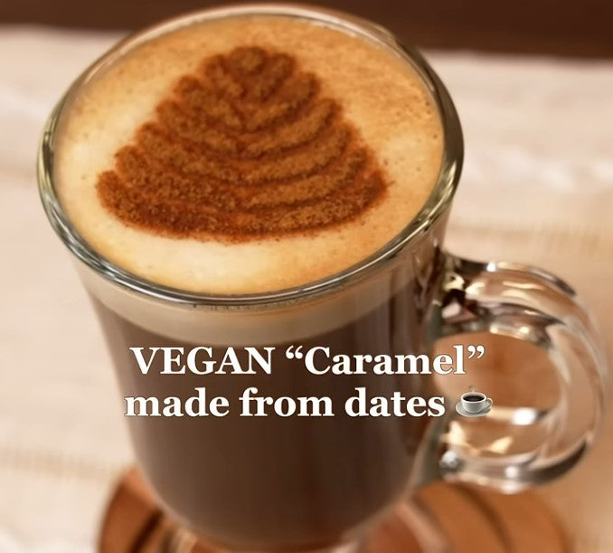 Vegan Date Caramel Latte Recipe - Seattle Coffee Gear