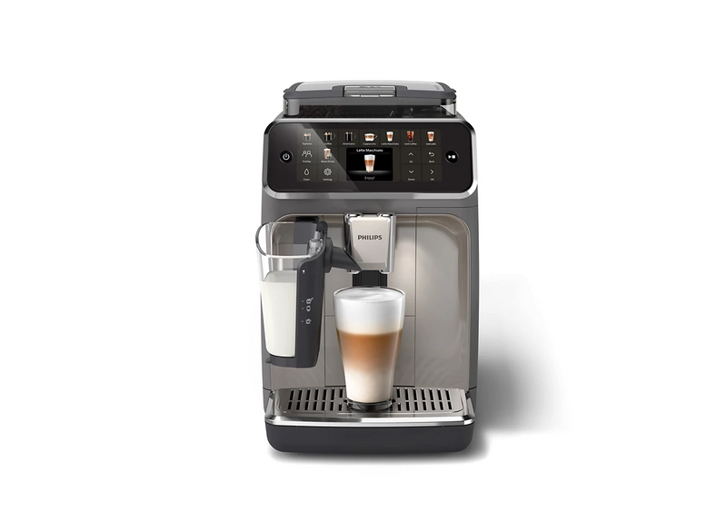 Refurbished - Philips 5500 LatteGo Automatic Espresso Machine, EP5544/90 - Grey Chrome