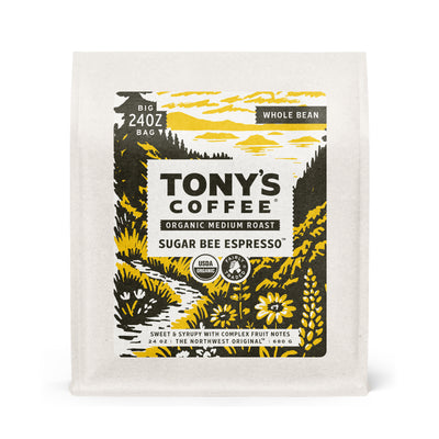 Tony's Coffee Sugar Bee Espresso 1.5 lb